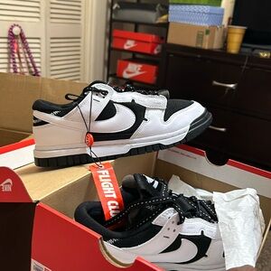 Nike air dunks “reverse panda”